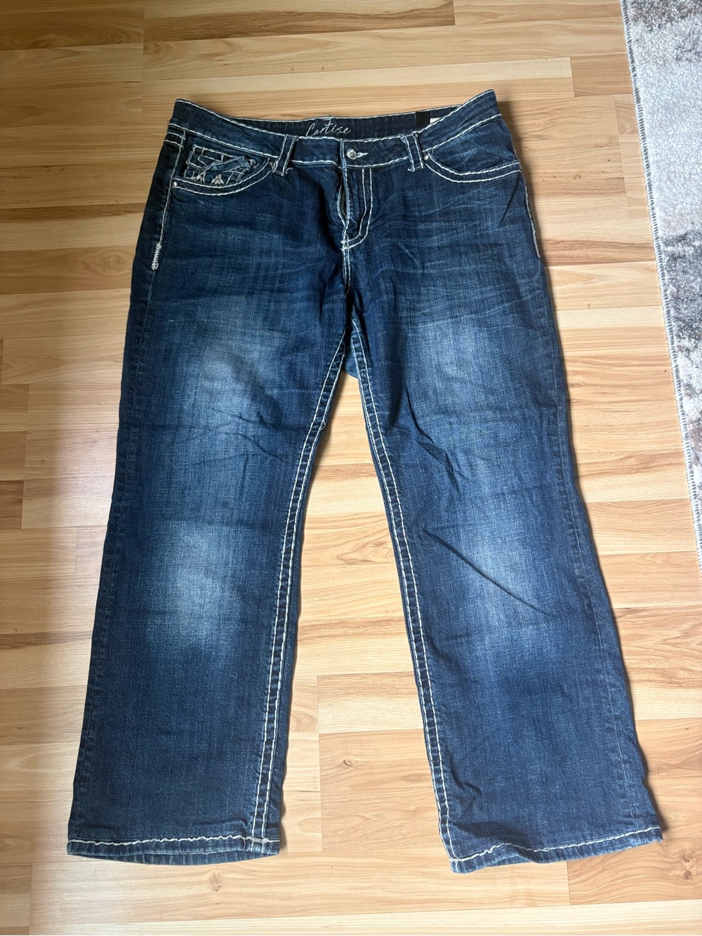 Cartise Dark Blue Boot Cut Women's Jeans
